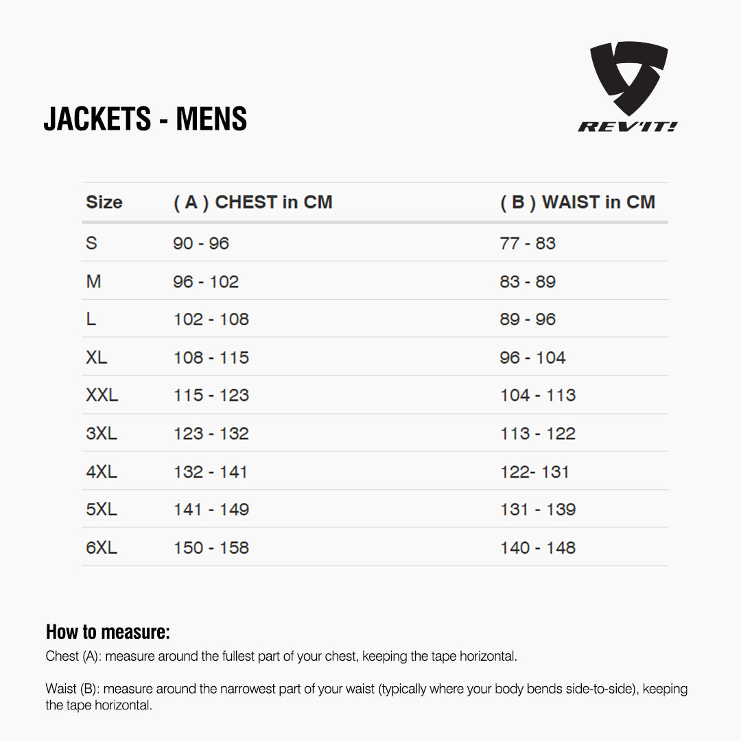 REV'IT! Jacket Vertical GTX - Black Silver