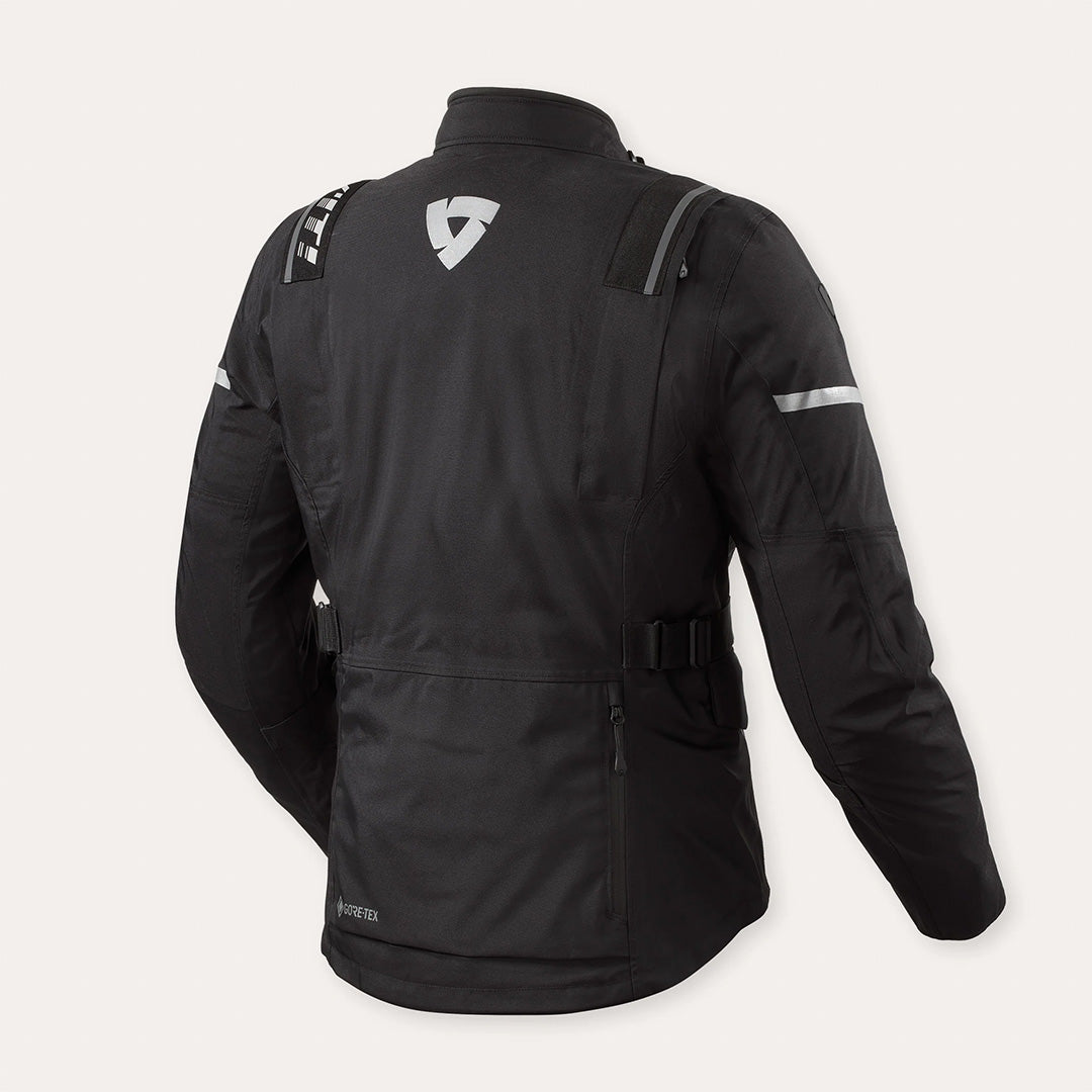 REV'IT! Jacket Vertical GTX - Black Silver